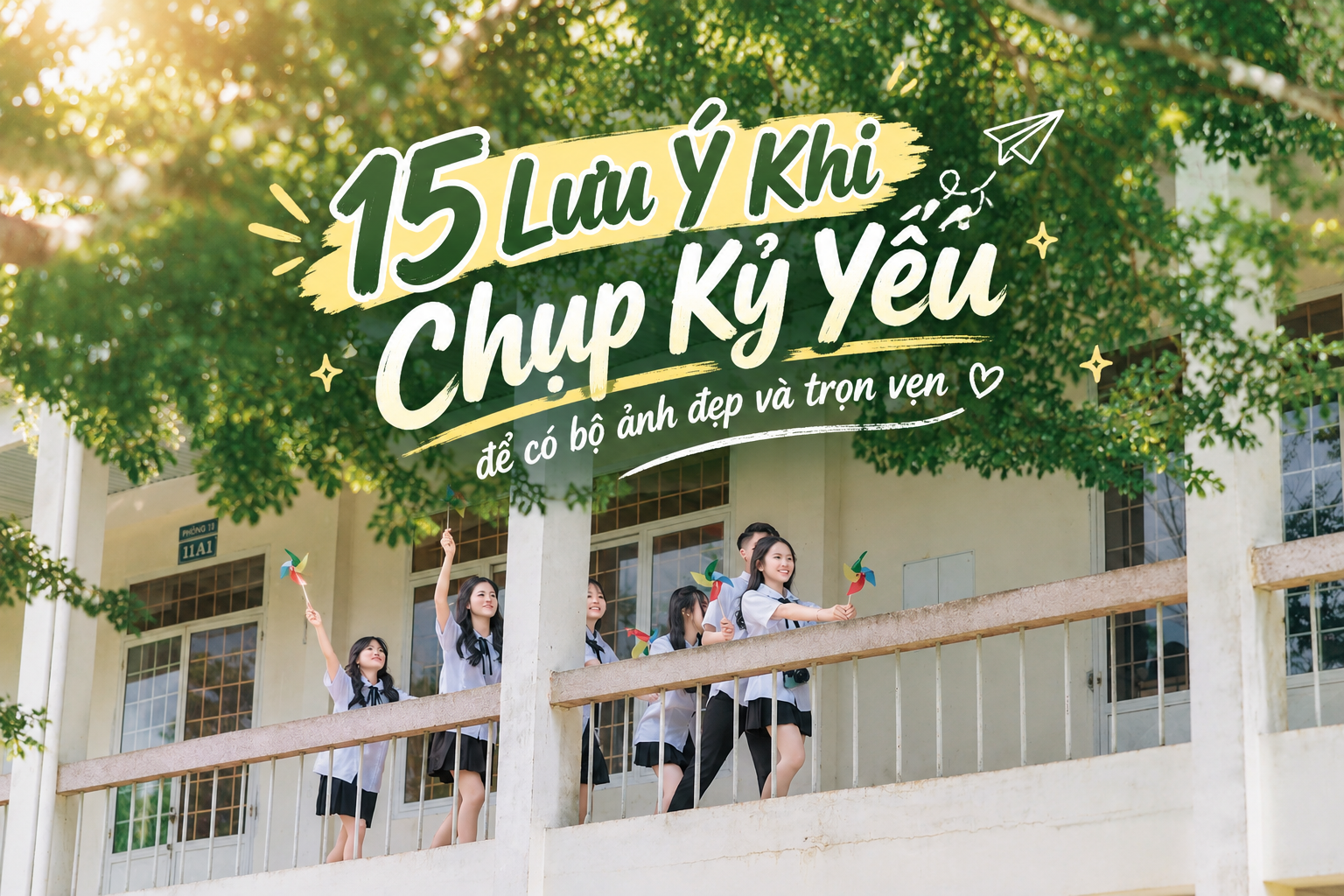 Lưu ý khi chụp kỷ yếu
